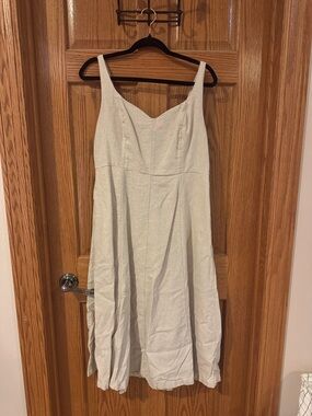 Old Navy Light Cream Maxi Sundress